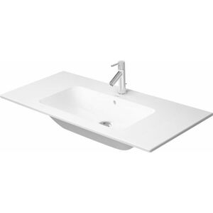 DURAVIT ME by Starck Umyvadlo nábytkové 1030x490 mm, s přepadem, s otvorem pro baterii, bílá 2336100000