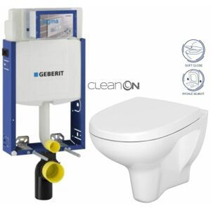 GEBERIT KOMBIFIX ECO, nádržka UP 320 bez tlačítka + WC CERSANIT ARTECO CLEANON + SEDÁTKO 110.302.00.5 AT1