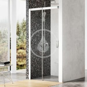 RAVAK Matrix Sprchové dveře dvoudílné MSD2-100 L, 975-1015 mm, bílá/čiré sklo 0WLA0100Z1