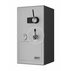 SANELA Nerezové příslušenství Mincovní automat pro jednu sprchu, interaktivní ovládání SLZA 03N