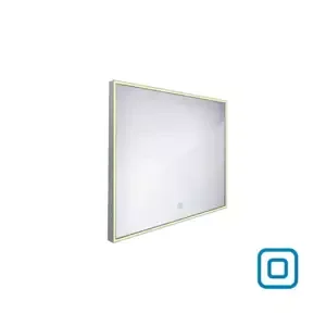 Nimco zrcadlo LED senzor 800 x 700 Model 13000 hliníkový rám ZP 13003V ZP 13003V