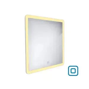 Nimco zrcadlo LED senzor 600 x 600 Model 19000 hliníkový rám ZP 19066V ZP 19066V