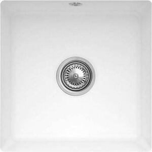 VILLEROY & BOCH Keramický dřez Subway 50 SU Stone white podstavný 440 x 440 bez excentru 332501RW