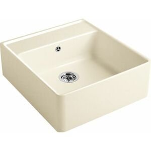 VILLEROY & BOCH Keramický dřez Single-bowl sink Cream modulový 595 x 630 x 220 bez excentru 632061KR