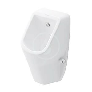 DURAVIT D-Code Pisoár, zadní přívod vody, Rimless, alpská bílá 0829300000