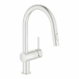 GROHE Minta Dřezová baterie s výsuvnou sprškou, supersteel 32321DC2