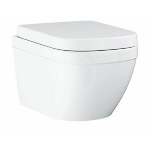 GROHE Euro Ceramic Závěsné WC se sedátkem softclose, rimless, Triple Vortex, alpská bílá 39554000