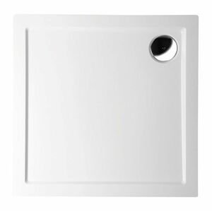 POLYSAN AURA sprchová vanička z litého mramoru, čtverec 90x90xcm, bílá 11221