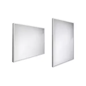 Nimco zrcadlo LED 900 x 700 Model 13000 hliníkový rám ZP 13019 ZP 13019