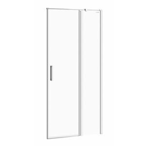 CERSANIT Kyvné dveře s pevným polem MODUO 90x195, pravé, čiré sklo S162-006