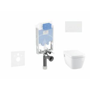 IDEAL STANDARD ProSys Set předstěnové instalace, sprchovací toalety a sedátka TECEone, tlačítka Oleas M1, Rimless, SoftClose, chrom mat ProSys80M SP131