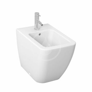 JIKA Pure Stojící bidet s přepadem, otvor pro baterii, bílá H8324230003021