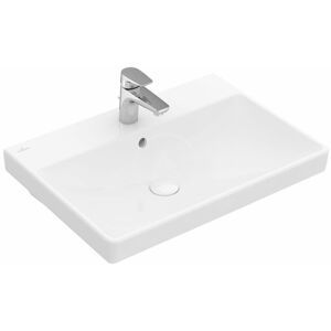 VILLEROY & BOCH Avento Umyvadlo nábytkové 600x470 mm, s přepadem, otvor pro baterii, CeramicPlus, alpská bílá 415860R1