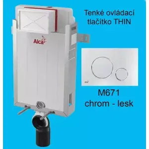 Alcaplast Set modul 2v1 Alcaplast AM115/1000 a tlačítko M671, Renovmodul AM115M671