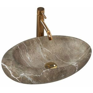 REA Umyvadlo na desku Roxy B Stone Nature 48,7x30,7 REA-U6650