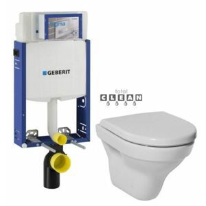 GEBERIT KOMBIFIX ECO, nádržka UP 320 bez ovládací desky + WC JIKA TIGO + SEDÁTKO DURAPLAST 110.302.00.5 TI3