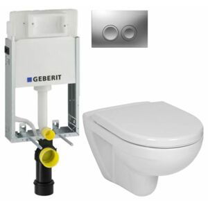 GEBERIT KOMBIFIXBasic vč. matného tlačítka DELTA 25 + WC JIKA LYRA PLUS + SEDÁTKO DURAPLAST 110.100.00.1 21MA LY6