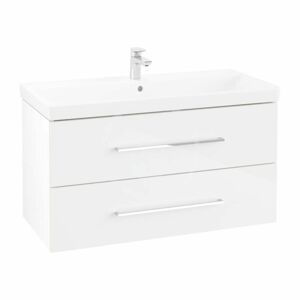 VILLEROY & BOCH Avento Umyvadlová skříňka, 980x514x452 mm, 2 zásuvky, Crystal White A89200B4