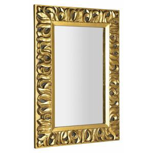 SAPHO ZEEGRAS zrcadlo ve vyřezávaném rámu, 70x100cm, zlatá IN448