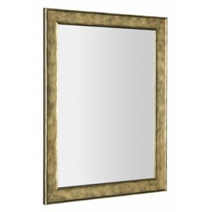 SAPHO BERGARA zrcadlo v dřevěném rámu 742x942, zlatá NL527