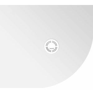 POLYSAN FLEXIA vanička z litého mramoru čtvrtkruh, s možností úpravy rozměru, 90x80cm, R550, levá 91191