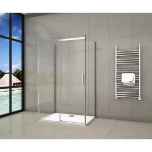 H K Třístěnný sprchový kout HARMONY U3 90x100x90cm L/P varianta včetně sprchové vaničky z litého mramoru SE-HARMONYU310090/SE- ROCKY-10090