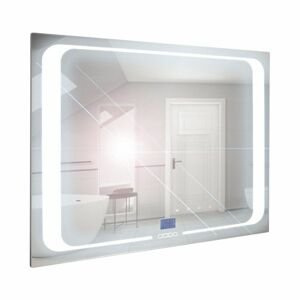 A-Interiéry Zrcadlo závěsné s pískovaným motivem a LED osvětlením Nika LED 4/100 nika led 4-100