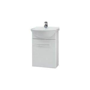 A-Interiéry Koupelnová skříňka s keramickým umyvadlem Remus 45 ZV P/L remus 45zv