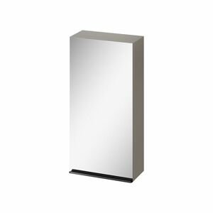 CERSANIT Zrcadlová skříňka VIRGO 40 šedý dub s černými úchyty S522-012