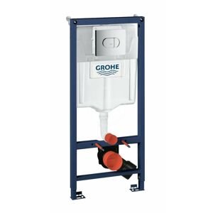 GROHE Solido Set předstěnové instalace pro závěsné WC a tlačítko Arena Cosmopolitan, chrom 38981000