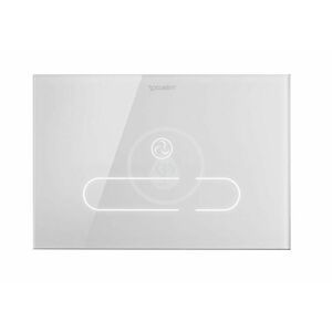 DURAVIT DuraSystem Elektronické ovládání splachování, bílé sklo WD5003012000