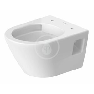 DURAVIT D-Neo Závěsné WC se sedátkem SoftClose, Rimless, bílá 45870900A1