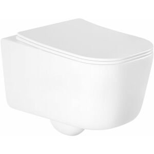 MEXEN/S Stella Závěsná WC mísa včetně sedátka s slow-slim, duroplast, bílá 30680900