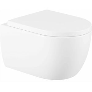 MEXEN/S Carmen Závěsná WC mísa včetně sedátka, duroplast, bílá 30880200