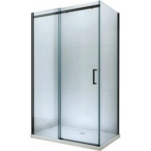 MEXEN/S OMEGA sprchový kout 100x70 cm, transparent, černá 825-100-070-70-00