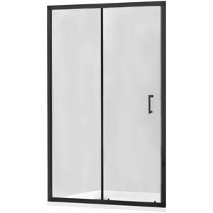MEXEN Apia posuvné sprchové dveře 110 cm, transparent, černá 845-110-000-70-00