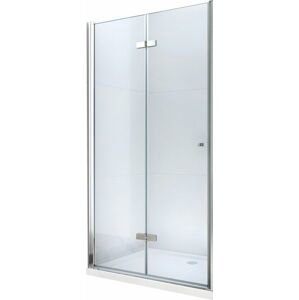 MEXEN Lima sprchové dveře zalamovací 90 cm, transparent, chrom se stěnovým profilem 856-090-000-01-00