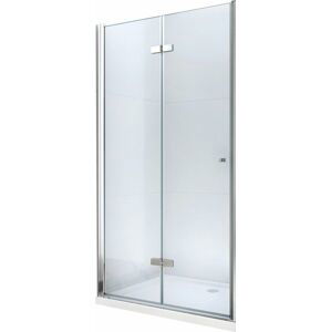 MEXEN Lima skládací sprchové dveře 115 cm, transparent, chrom se stěnovým profilem 856-115-000-01-00