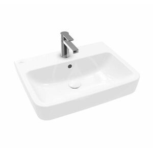 VILLEROY & BOCH O.novo Umyvadlo 600x460 mm, s přepadem, otvor pro baterii, alpská bílá 4A416001