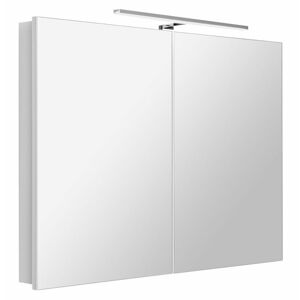 SAPHO GRETA galerka s LED osvětlením, 101x70x14cm, bílá mat GT100-0031