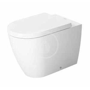 DURAVIT ME by Starck Stojící WC, zadní odpad, s HygieneGlaze, bílá/matná bílá 2169099000