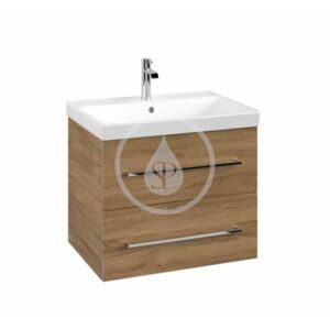 VILLEROY & BOCH Avento Umyvadlová skříňka, 630x514x452 mm, 2 zásuvky, Oak Kansas A89000RH