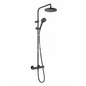 HANSGROHE Vernis Blend Sprchový set Showerpipe 200 s termostatem, EcoSmart, matná černá 26089670