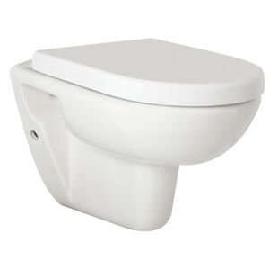 HOPA Závěsné WC COMPACT WC sedátko Sedátko DUROPLAST soft close OLKGKO04DAK00+OLKGYM00DRP54