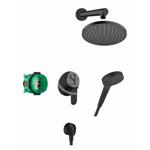 HANSGROHE Vernis Blend Sprchový set 200 s baterií pod omítku, černá 27911670