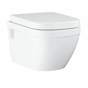 GROHE Euro Ceramic Závěsné WC se sedátkem softclose, rimless, alpská bílá 39703000