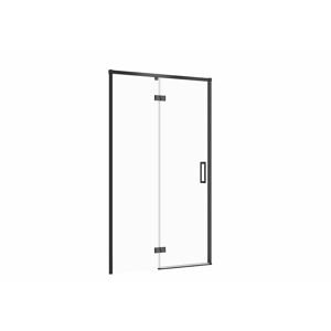 CERSANIT Sprchové dveře LARGA ČERNÉ 120X195, levé, čiré sklo S932-130