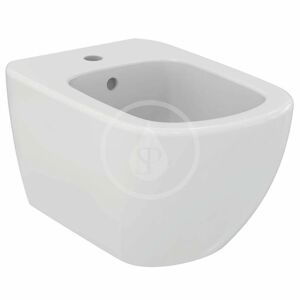 IDEAL STANDARD Tesi Závěsný bidet, 360x530 mm, s přepadem, otvor pro baterii, bílá T457001