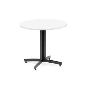 Kulatý stůl SANNA, Ø900x720 mm, černá/bílá