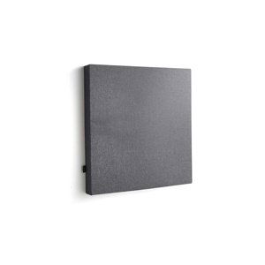 Akustický panel POLY, čtverec, 600x600x56 mm, nástěnný, tmavě šedá